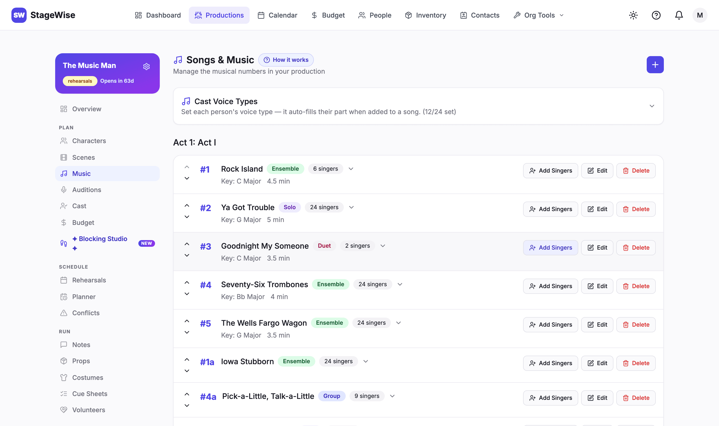 10 Songs and Music